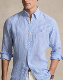 Chemise rayée ajustée en lin Ralph Lauren