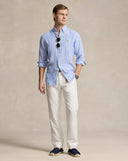 Chemise rayée ajustée en lin Ralph Lauren