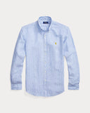 Chemise rayée ajustée en lin Ralph Lauren
