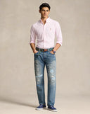 Chemise Oxford en coton piqué rayé Ralph Lauren