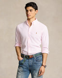 Chemise Oxford en coton piqué rayé Ralph Lauren