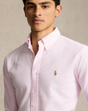 Chemise Oxford en coton piqué rayé Ralph Lauren