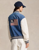 Bomber à drapeau et logo Ralph Lauren