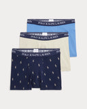 3 slips-boxers classiques coton stretch Ralph Lauren