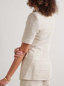 atwood dickey jacket-ivory multi veronica beard