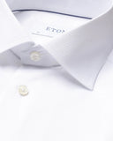 Chemise blanche en twill signature ETON