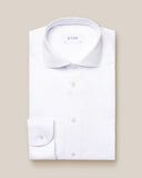 Chemise blanche en twill signature – Col italien ETON