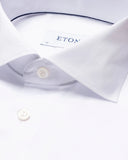 Chemise blanche en twill signature – Col italien ETON