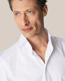 Chemise blanche en twill signature – Col italien ETON