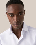 Chemise blanche en twill texturé ETON