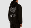 Hannes Back Heart Hoodie Arte