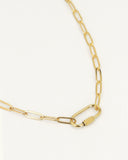 Collier Lock pure dore NILAI