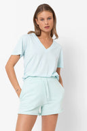 t-shirt Ame Dalton | Sky Light Blue