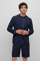 VESTE SLIM FIT EN SEERSUCKER AVEC STRETCH DE HAUTE QUALITÉ Boss