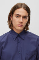 CHEMISE REGULAR FIT EN POPELINE DE COTON BIOLOGIQUE BOSS