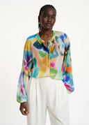 Chemise décontractée à imprimé fleuri Essentiel