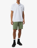 polo Stone Island white