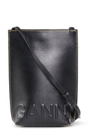 SMALL YELLOW STITCH BANNER CROSSBODY BAG ganni