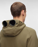 Diagonal Raised Fleece Goggle Hoodie C.P. Company