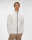 Cotton Mixed Hooded Cardigan C.P. Company