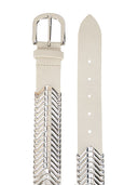 ceinture Marant Etoile tehora chalk silver