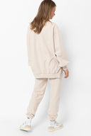 Ame Ulla Oversized Sweatshirt | Marled Ivory