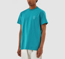 TAUT EMBROI LOGO T-SHIRT - LAKE BLUE ARTE