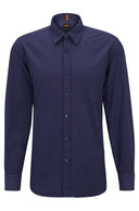 CHEMISE REGULAR FIT EN POPELINE DE COTON BIOLOGIQUE BOSS