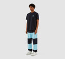 TAUT EMBROI HEART LOGO T-SHIRT - NAVY