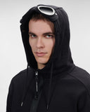 Diagonal Raised Fleece Goggle Hoodie C.P. Company