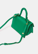 Sac de sortie en faux cuir vert Essentiel
