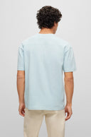 T-SHIRT OVERSIZE EN JERSEY DE COTON AVEC LOGO BRODÉ BOSS