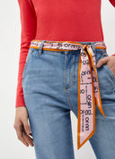 jeans Liu Jo évasé avec foulard