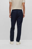 PANTALON SLIM FIT EN SEERSUCKER AVEC STRETCH DE HAUTE QUALITÉ Boss