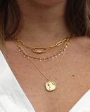 Collier Lock pure dore NILAI