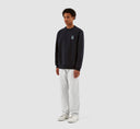 sweat Arte CONRAD HEART LOGO CREWNECK - NAVY