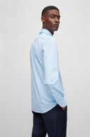 CHEMISE SLIM FIT EN JERSEY STRETCH ITALIEN TEXTURÉ DE HAUTE QUALITÉ Boss