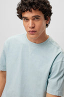 T-SHIRT OVERSIZE EN JERSEY DE COTON AVEC LOGO BRODÉ BOSS