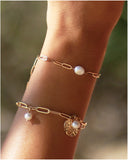 Bracelet Perla dore NILAI