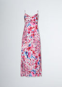 robe Liu Jo à fleurs en satin