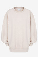 Ame Ulla Oversized Sweatshirt | Marled Ivory