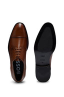 DERBIES EN CUIR À LACETS ET LOGO EMBOSSÉ Boss