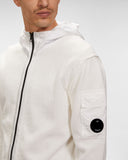 Cotton Mixed Hooded Cardigan C.P. Company