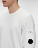 pull C.P. Company Chenille Cotton Crew Neck Knit