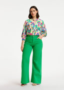 Chemise oversize à imprimé fleuri Essentiel
