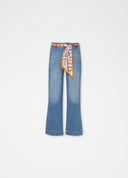 jeans Liu Jo évasé avec foulard