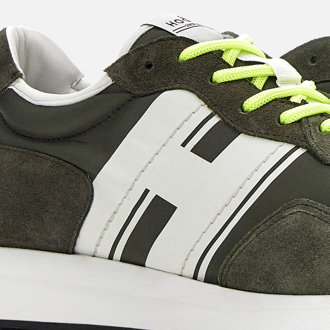 sneakers Hogan H601 Vert Blanc— HENIN