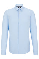 CHEMISE SLIM FIT EN JERSEY STRETCH ITALIEN TEXTURÉ DE HAUTE QUALITÉ Boss