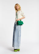 Sac de sortie en faux cuir vert Essentiel