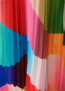 Robe caraco à imprimé graphique multicolore Essentiel